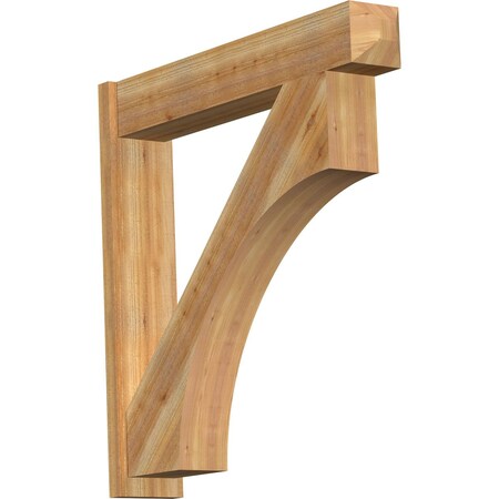 Ekena Millwork Westlake Rough Sawn Craftsman Outlooker, Western Red Cedar, 8"W x 44"D x 44"H OUT08X44X44WTL04RWR